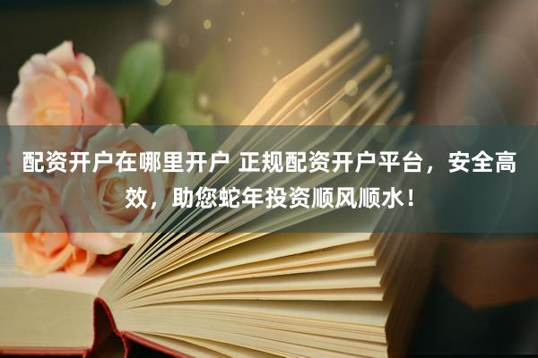 配资开户在哪里开户 正规配资开户平台，安全高效，助您蛇年投资顺风顺水！